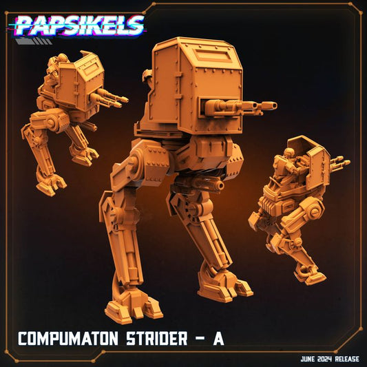 Compumaton Strider - A (Huge)  - Tabletop Figure for Dungeons & Dragons, DnD, Pathfinder RPGs, TTRPG