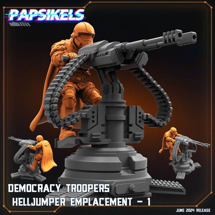 Democracy Troopers Helljumper Emplacement - 1