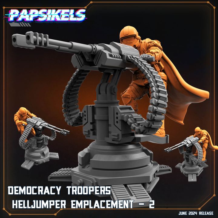 Democracy Troopers Helljumper Emplacement - 2
