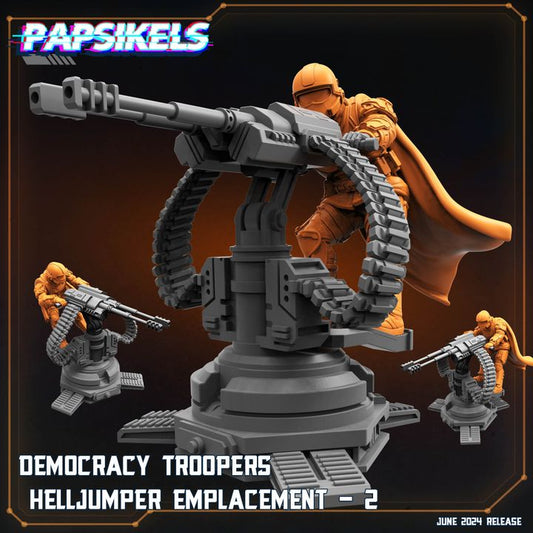 Democracy Troopers Helljumper Emplacement - 2