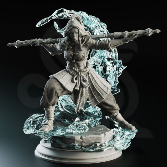 Water Genasi Elements Monk - Kitarlia
