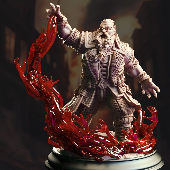 Dwarf Blood Mage - Korgrin Bloodstone