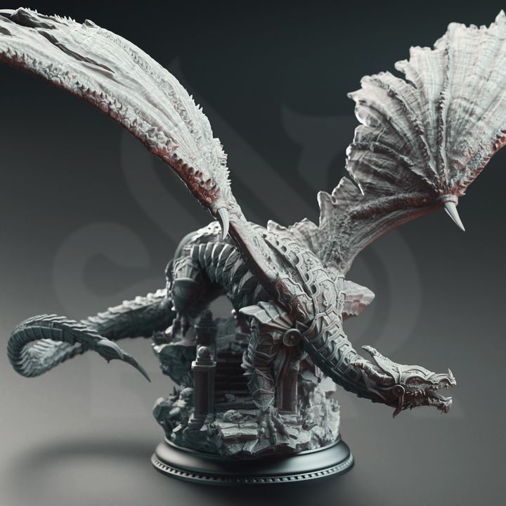 Armoured Dragon - Kuriazor the Dark Scaled
