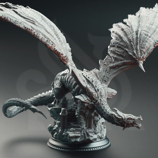 Armoured Dragon - Kuriazor the Dark Scaled