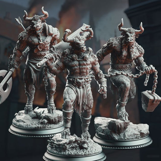 Minotaur Warriors of the Labrinth's Depths