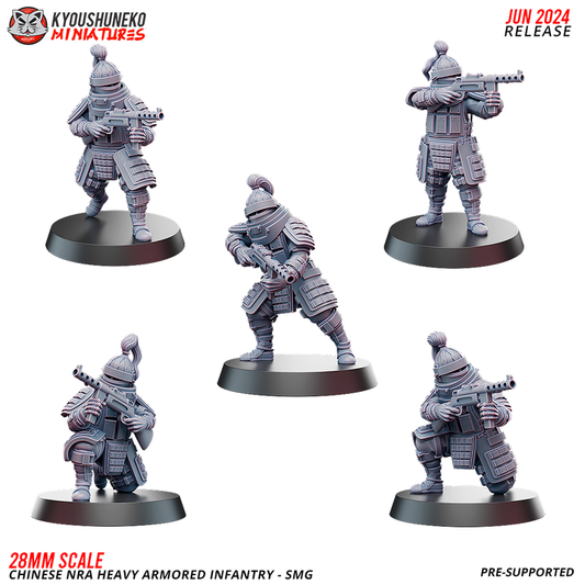 Chinese NRA Heavy Armored SMG Infantry