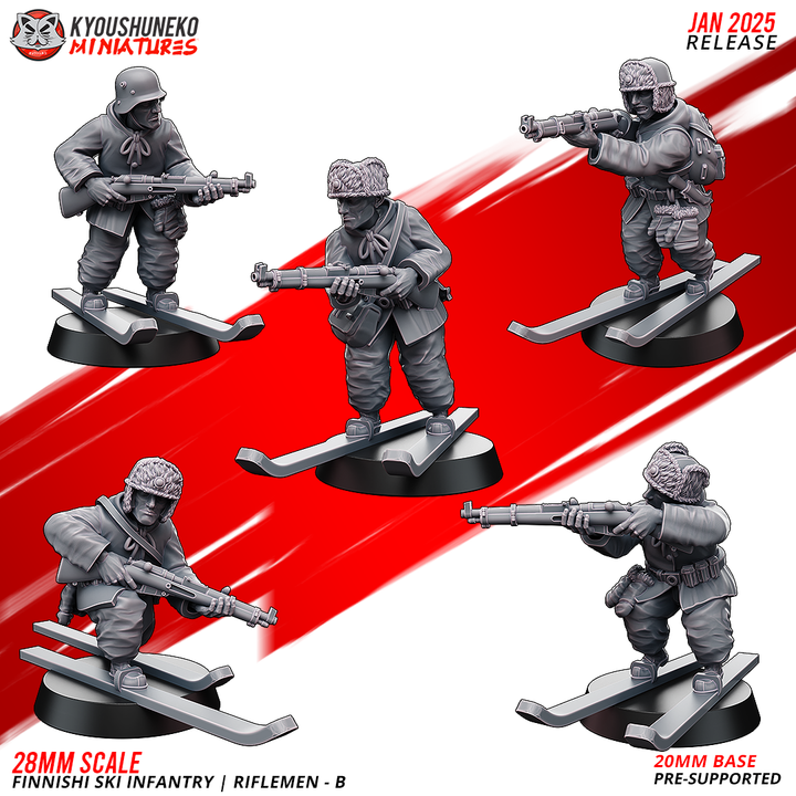 Finnish Ski Infantry Riflemen - B