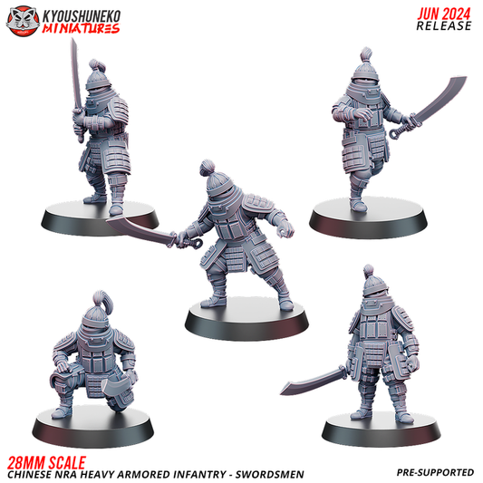 Chinese NRA Heavy Armored Swordsmen
