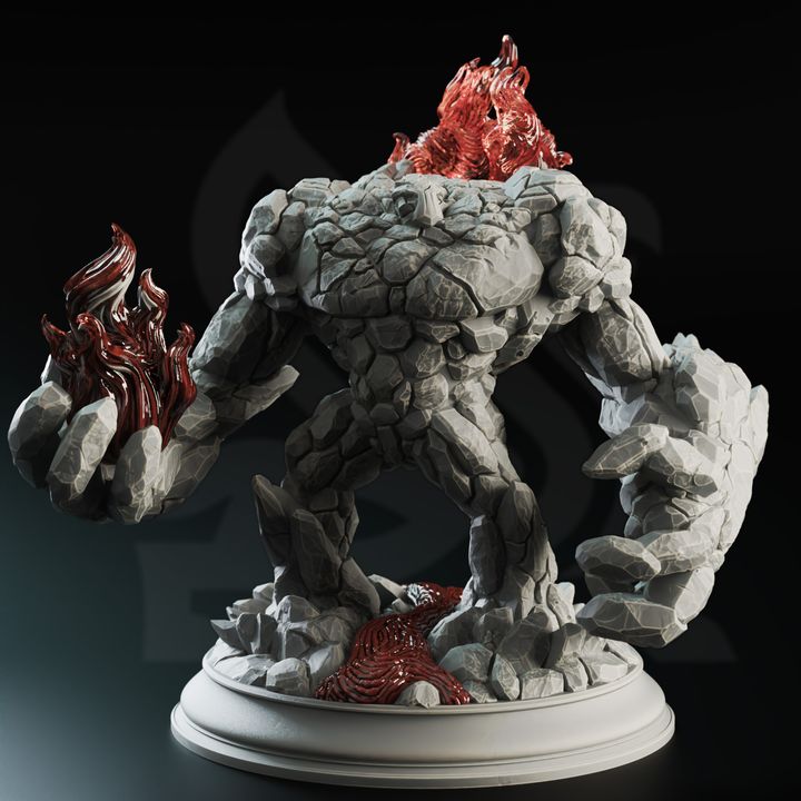 Elemental Golem - Lava