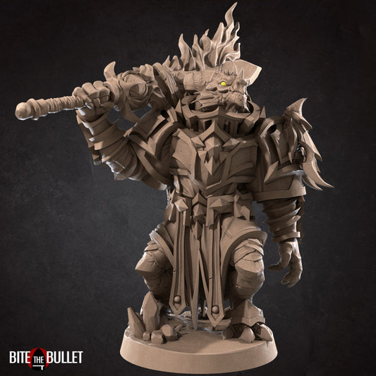 Balzatar, The Undying Dragonborn Paladin (Medium) - Tabletop Figure for Dungeons & Dragons, DnD, Pathfinder RPGs, TTRPG