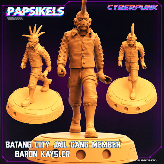 Batang City Jail Gang Member Baron Kaysler