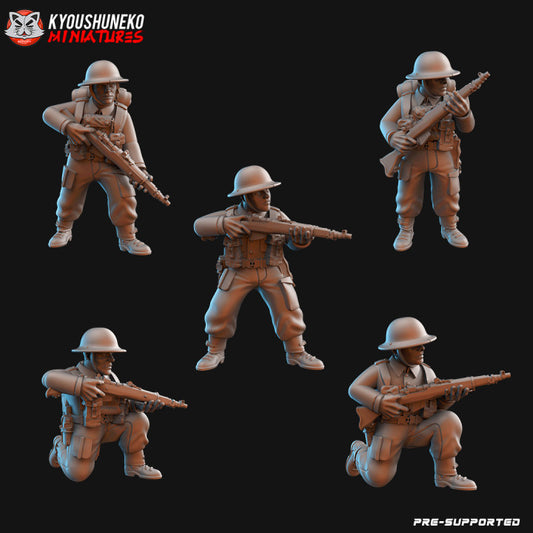British Riflemen (5 Models)