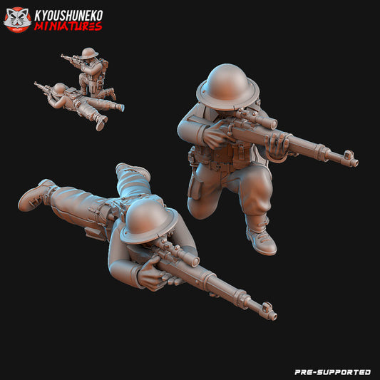 British Expeditionary Force Sniper Team