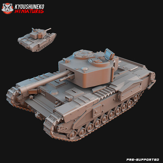 British Churchill Tank (Vehicle)