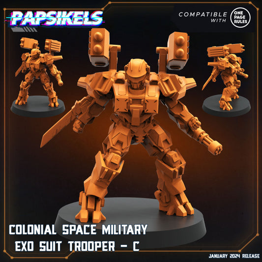 Colonial Space Military Exo Suit Trooper C