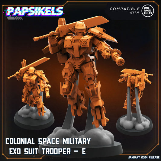 Colonial Space Military Exo Suit Trooper E