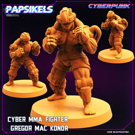 Cyber Mma Fighter Gregor Mac Konor