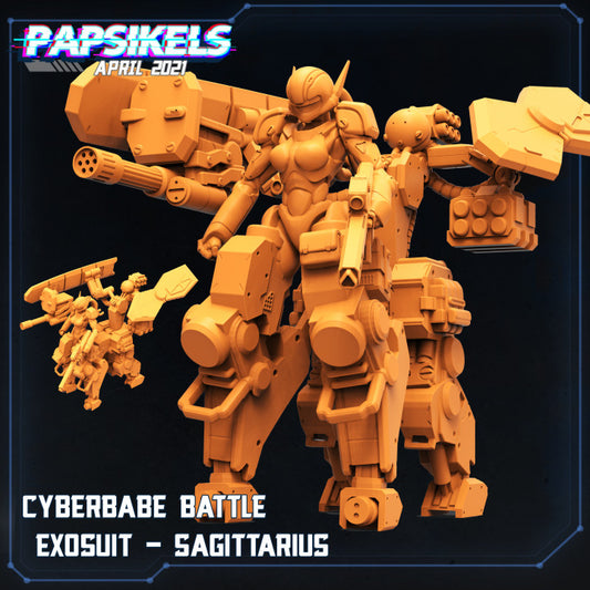 Cyberbabe Battle Exosuit - Sagittarius