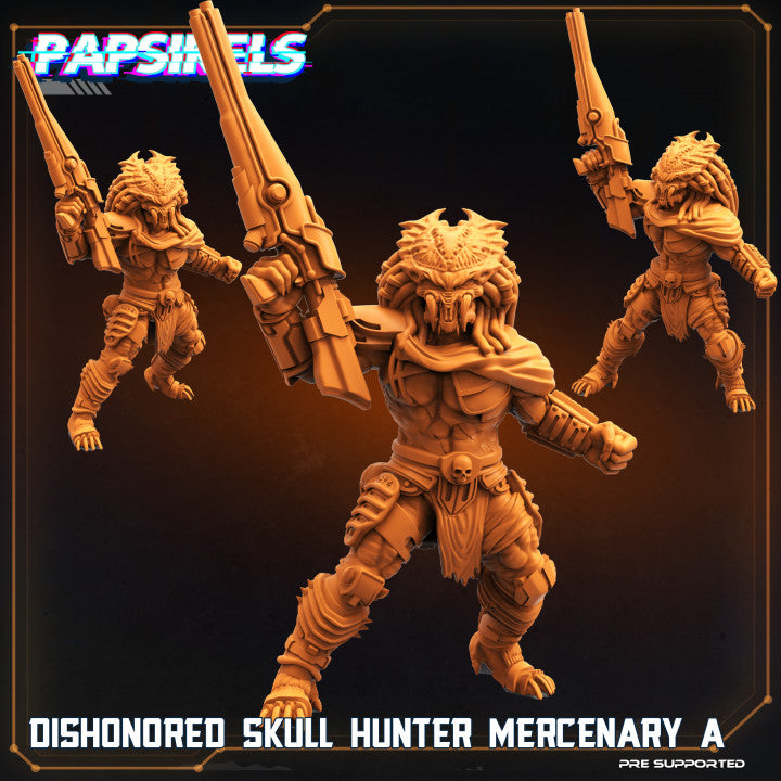 Dishonored Skull Hunter Mercenary A (Medium)  - Tabletop Figure for Dungeons & Dragons, DnD, Pathfinder RPGs, TTRPG