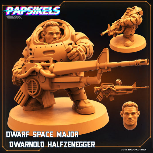 Dwarf Space Major Dwarnold Halfzenneger