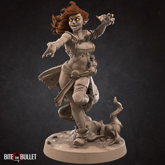 Ember, The Firestarter (Medium) - Tabletop Figure for Dungeons & Dragons, DnD, Pathfinder RPGs, TTRPG