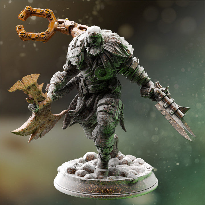 Steampunk Barbarian Artificer - Eyrik