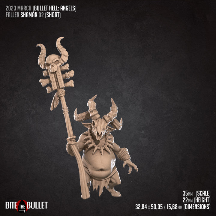 Fallen Shamans (Bundle) - Tabletop Figure for Dungeons & Dragons, DnD, Pathfinder RPGs, TTRPG