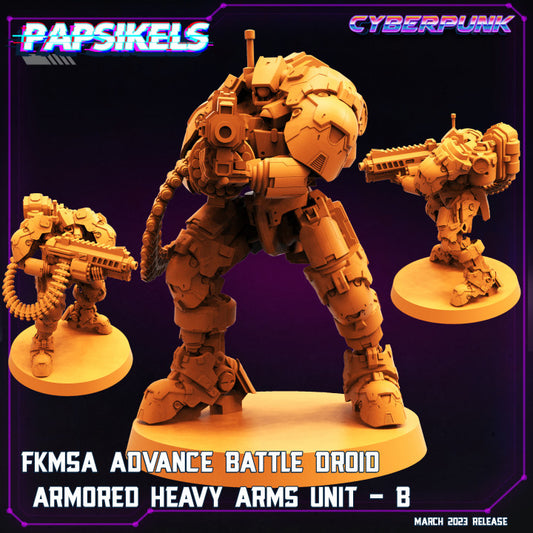 Fkmsa Advance Battle Droid Armored Heavyarms Unit - B