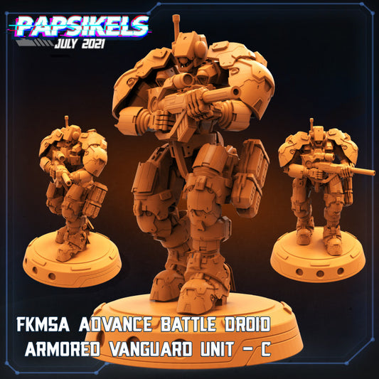Fkmsa Advance Battle Droid Armored Vanguard Unit - C