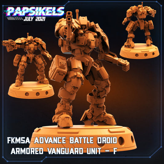 Fkmsa Advance Battle Droid Armored Vanguard Unit - F
