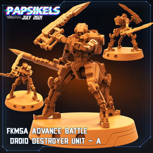 Fkmsa Battled Droid Destroyer Unit - A