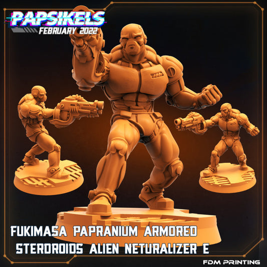 Fukimasa Papranium Armored Sterdroids Alien Neutralizer E
