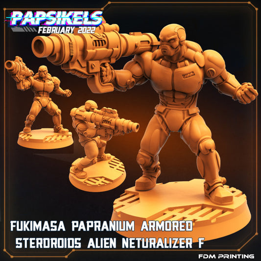 Fukimasa Papranium Armored Sterdroids Alien Neutralizer F