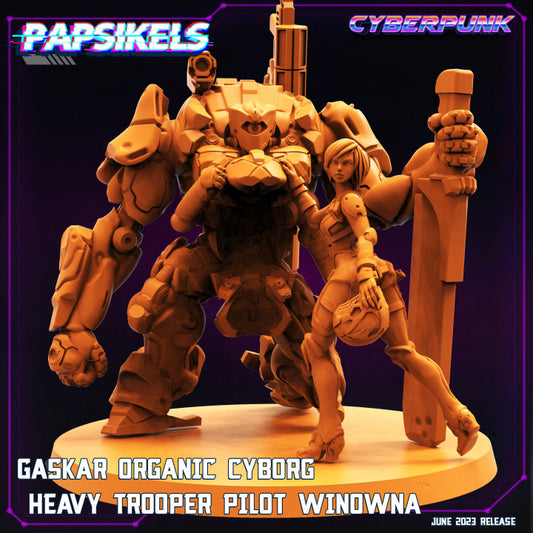 Gaskar Organic Cyborg Heavy Trooper Pilot Winowna