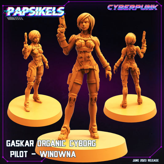 Gaskar Organic Cyborg Pilot Winowna