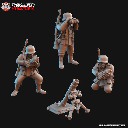 German Mortar Team