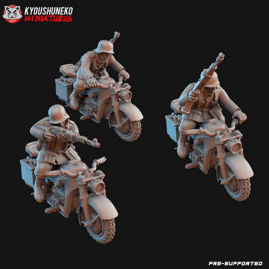 German Zundap Motorcycle Infantry