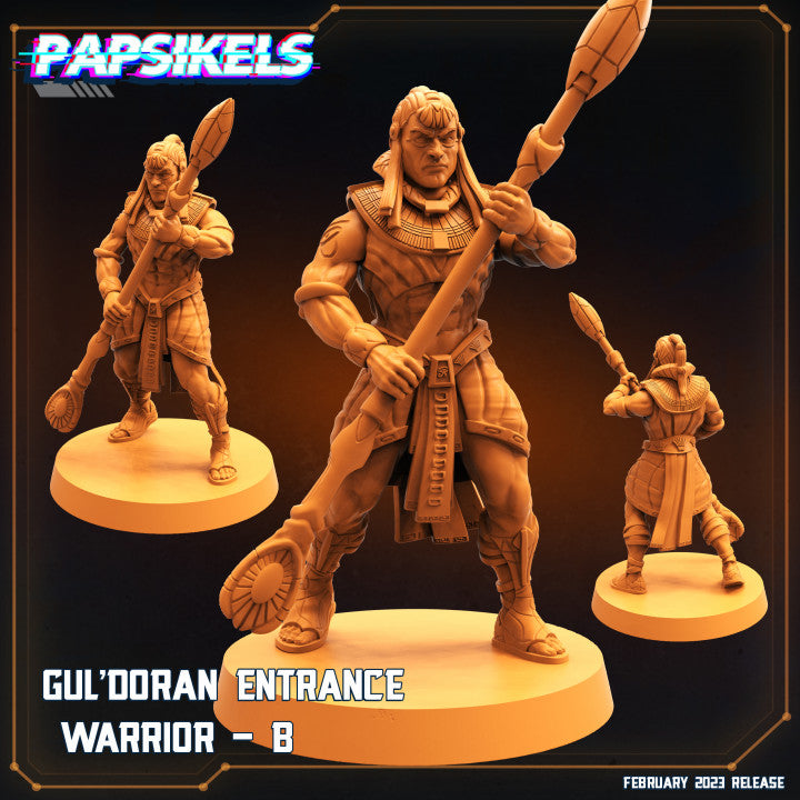Guldoran Entrance Warrior B (Medium) - Tabletop Figure for Dungeons & Dragons, DnD, Pathfinder RPGs, TTRPG