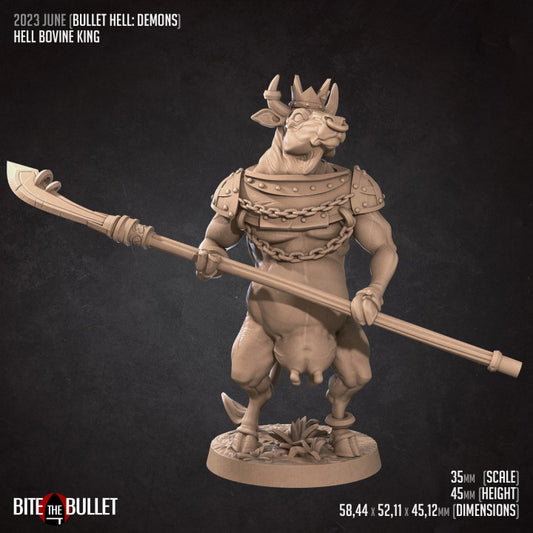 Hell Bovines (Bundle) - Tabletop Figure for Dungeons & Dragons, DnD, Pathfinder RPGs, TTRPG