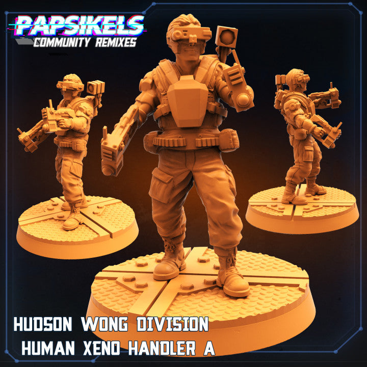 Human Xeno Brood Handler A (Medium)  - Tabletop Figure for Dungeons & Dragons, DnD, Pathfinder RPGs, TTRPG