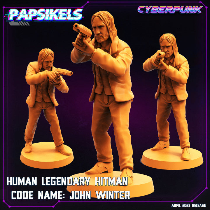 Human Gunslinger Codename John Winter