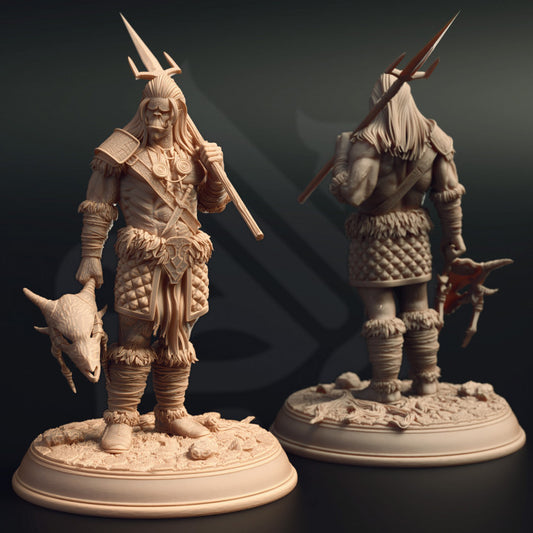 Jugak'thar Tribe Orc - 1 (Medium) - Tabletop Figure for Dungeons & Dragons, DnD, Pathfinder RPGs, TTRPG