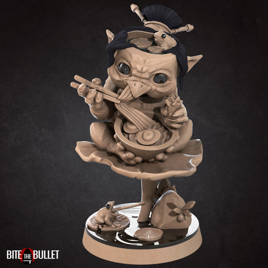 Kappa, Ramen Enthusiast (Medium) - Tabletop Figure for Dungeons & Dragons, DnD, Pathfinder RPGs, TTRPG