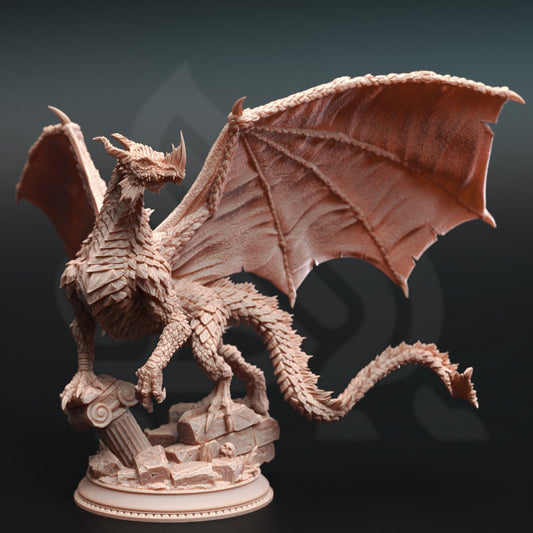 Juvenile Green Dragon - Midorius the Broken