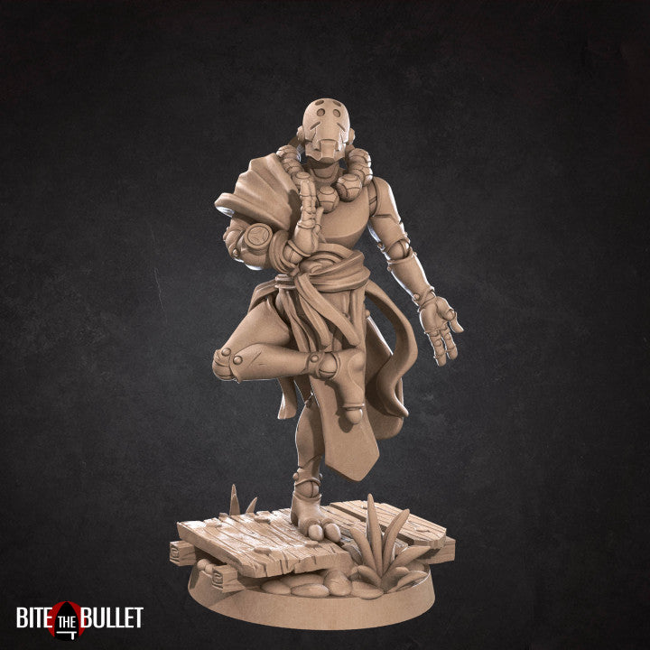 Warforged Monk (Medium) - Tabletop Figure for Dungeons & Dragons, DnD, Pathfinder RPGs, TTRPG