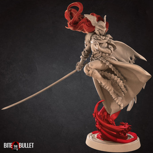 Morgana, the Scarlet Goddess (Medium) - Tabletop Figure for Dungeons & Dragons, DnD, Pathfinder RPGs, TTRPG