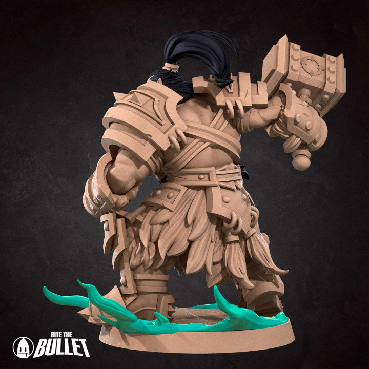 Orc Shaman (Large) - Tabletop Figure for Dungeons & Dragons, DnD, Pathfinder RPGs, TTRPG