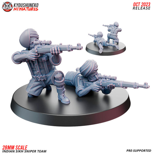 Sniper Team - Indian Sikh Infantry (2 Models)