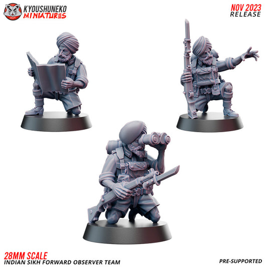 Forward Scout - Indian Sikh Infantry (3 Models)