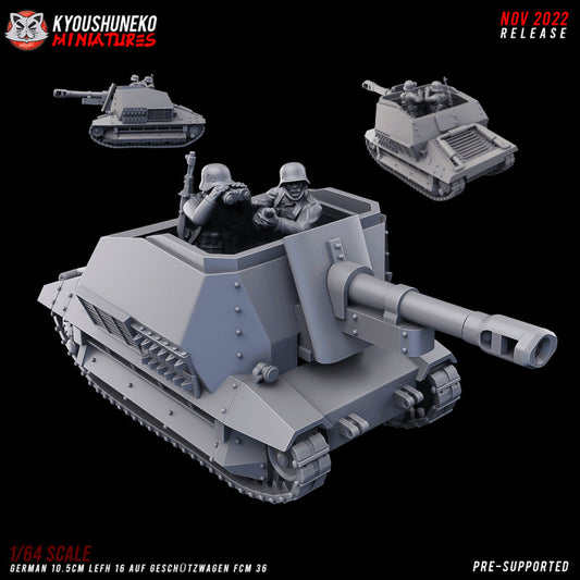 German SPG Auf Geschutzwagen FCM36(f)